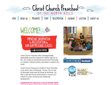 Tablet Screenshot of christchurchkids.org